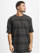 Urban Classics T-shirt Oversized Striped nero
