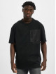 Urban Classics T-Shirt Oversized Big Pocket noir