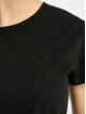 Urban Classics T-Shirt Ladies Cropped Peached Rib noir