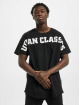 Urban Classics T-Shirt Long Shaped Big Logo Tee noir