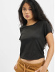 Urban Classics T-Shirt Ladies Stretch Pattern Cropped Tee noir