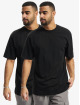 Urban Classics T-Shirt Tall 2-Pack noir