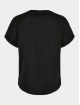Urban Classics T-Shirt Boys Long Shaped Turnup noir