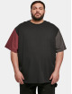 Urban Classics T-Shirt Organic Oversized Colorblock noir