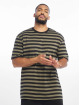 Urban Classics T-shirt Oversized Yarn Dyed Bold Stripe oliv