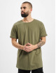Urban Classics T-Shirt Long Shaped Turnup olive