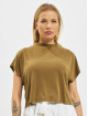 Urban Classics T-Shirt Ladies Modal Short olive