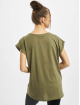 Urban Classics T-Shirt Ladies Organic Extended Shoulder olive
