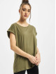 Urban Classics T-Shirt Ladies Organic Extended Shoulder olive