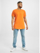 Urban Classics T-Shirt Long Shaped Turnup orange