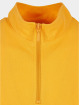 Urban Classics t-shirt Boxy Zip Pique oranje