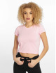 Urban Classics T-Shirt Stretch Jersey Cropped pink