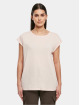 Urban Classics t-shirt Ladies Organic Extended Shoulder pink