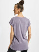Urban Classics T-Shirt Ladies Extended Shoulder pourpre