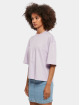 Urban Classics T-Shirt Ladies Organic Oversized purple