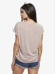 Urban Classics T-shirt Ladies Modal Extended Shoulder rosa chiaro