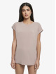 Urban Classics t-shirt Ladies Modal Extended Shoulder rose