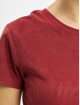Urban Classics T-Shirt Ladies Cropped Peached Rib rot