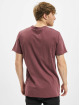 Urban Classics T-Shirt Open Edge Pigment Dyed Basic rouge