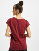 Urban Classics T-Shirt Ladies Organic Extended Shoulder Tee rouge