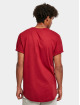 Urban Classics T-Shirt Long Shaped Turnup rouge