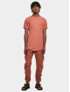 Urban Classics T-Shirt Long Shaped Turn Up rouge