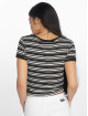 Urban Classics T-Shirt Rib Stripe Cropped schwarz
