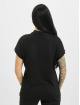 Urban Classics T-Shirt Oversized Cut On Sleeve Viscose schwarz