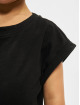 Urban Classics T-Shirt Girls Organic Extended Shoulder schwarz