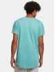 Urban Classics T-Shirt Long Shaped Turnup turquoise