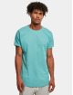 Urban Classics T-Shirt Long Shaped Turnup turquoise