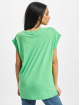 Urban Classics T-shirt Ladies Extended Shoulder verde