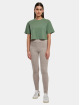 Urban Classics T-Shirt Ladies Short Oversize vert