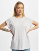 Urban Classics T-shirt Ladies Organic Extended Shoulder viola