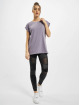 Urban Classics T-Shirt Ladies Extended Shoulder violet
