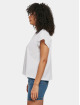 Urban Classics T-shirt Ladies Oversized Extended Shoulder Polo vit