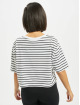 Urban Classics T-Shirt Ladies Striped Oversized weiß