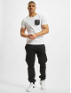 Urban Classics T-Shirt Leather Imitation Pocket white