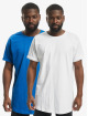 Urban Classics T-Shirt Pre-Pack Long Shaped Turnup 2-Pack white