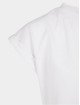 Urban Classics T-Shirt Girls Organic Extended Shoulder white
