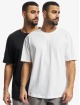 Urban Classics t-shirt Organic Cotton Curved Oversized 2-Pack wit