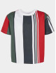 Urban Classics t-shirt Boys Heavy Oversized Big Aop Stripe wit