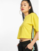 Urban Classics T-Shirt Multicolor Side Taped yellow