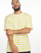 Urban Classics T-Shirt Oversized Yarn Dyed Bold Stripe yellow