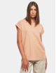 Urban Classics T-Shirt Ladies Extended Shoulder yellow