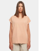 Urban Classics T-Shirt Ladies Extended Shoulder yellow