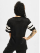 Urban Classics t-shirt Stripe Mesh zwart