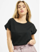 Urban Classics t-shirt Ladies Organic Extended zwart