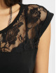 Urban Classics t-shirt Ladies Top Laces 2-Pack zwart