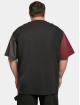 Urban Classics t-shirt Organic Oversized Colorblock zwart